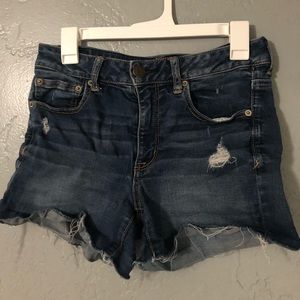 Denim Ripped Shorts